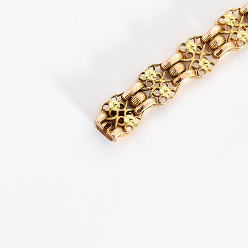 Bracelet Bracelet or rose et diamants 58 Facettes AB19