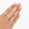 Bague 52 BAGUE 3 OR 18 CARATS 58 Facettes REF 9041/19