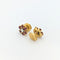 Boucles d'oreilles Boucles d'oreilles florales en or jaune rubis et diamants 58 Facettes 29039