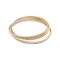 Bracelet Bracelet Cartier Trinity trois ors et diamants. 58 Facettes 34490
