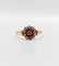 Bague 51.5 Bague marguerite or rose, diamant et perles (circa 1900) 58 Facettes A06283