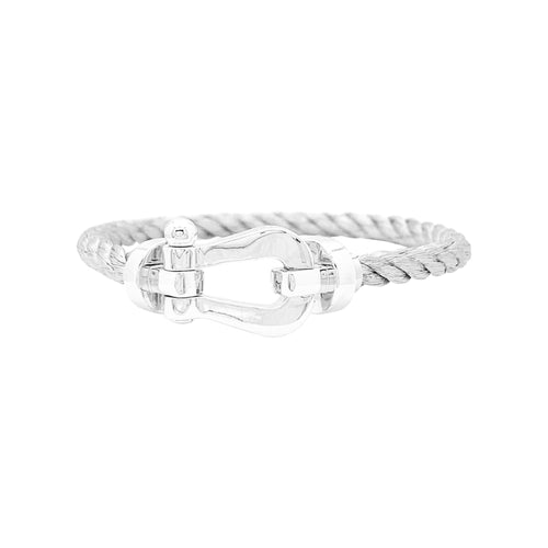 Bracelet Bracelet Fred, "Force 10", or blanc, acier. 58 Facettes 34977