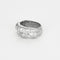 KORLOFF - Bague Bambou en Or blanc et Diamants