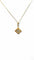 Collier Chaîne et pendentif en or jaune et diamants princesses 58 Facettes