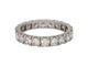 Bague 50 bague alliance americaine 20 diamants 2ct or blanc 18k 2.1gr t50 58 Facettes 268367