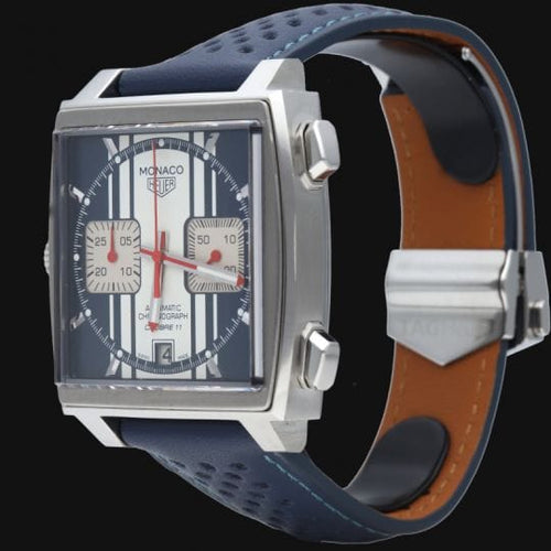 Montre Montre Tag Heuer Monaco Chronographe Calibre 11 Steve McQueen 58 Facettes MT41192