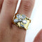 Bague 60 Bague trèfle en diamant 58 Facettes