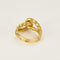 Bague 51,5 Bague en or jaune ciselée 58 Facettes LAN1450X3