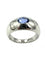 Bague BVLGARI. Bague vintage or blanc, saphir et diamants 58 Facettes