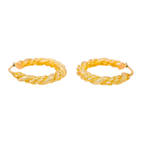 Boucles d'oreilles Boucles d'oreilles Créoles Or jaune 58 Facettes 4282955CN