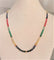 Collier COLLIER 3 RANGS SAPHIRS EMERAUDES SPINELLES ROUGES 58 Facettes C 76  (1/3)