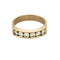 Bague 59,5 Demie alliance or jaune et diamants 58 Facettes DAX0081