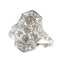 Bague 58 Murmures de l'histoire : une bague antique de distinction 58 Facettes 24347-0019