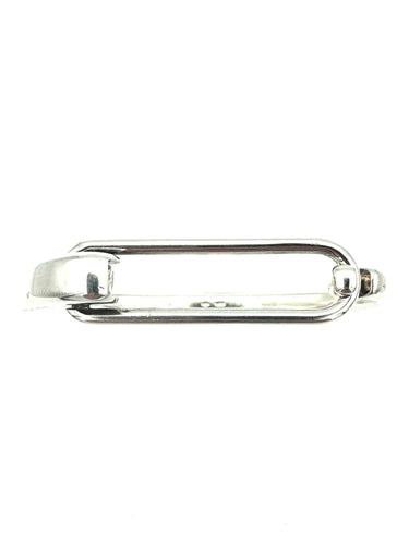 Bracelet HERMES. Collection "Clic argent", bracelet argent 925/00 58 Facettes