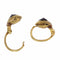 Boucles d'oreilles Boucles d'oreilles baroques ibériques, vers 1725 – Or 18 carats et pierres de pâte serties sur papier métallisé 58 Facettes 25115-0312