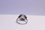 Bague 53 Bague Or blanc Oxyde de zirconium 58 Facettes