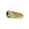 Bague 53 Bague or jaune diamants carrés et émeraude cabochon 58 Facettes 1284