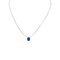 Collier Collier or blanc, saphir. 58 Facettes 34761