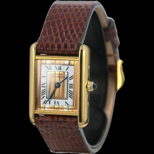 Montre Cartier Montre Tank Vermeil 58 Facettes MT41146