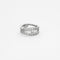 Bague 53 Anneau en or gris avec diamants 58 Facettes 23/499