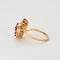 Bague Bague cocktail orné de saphirs roses et diamants 58 Facettes SPEV 16