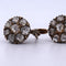 Boucles d'oreilles Boucles d’oreilles victoriennes en or 12k et diamants taille rose 58 Facettes OR154