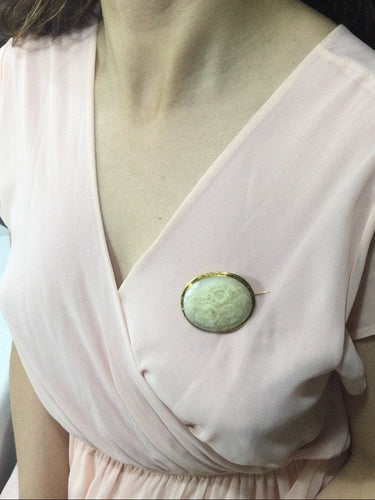 Pendentif Broche pendentif Or Et Nacre 58 Facettes 949001