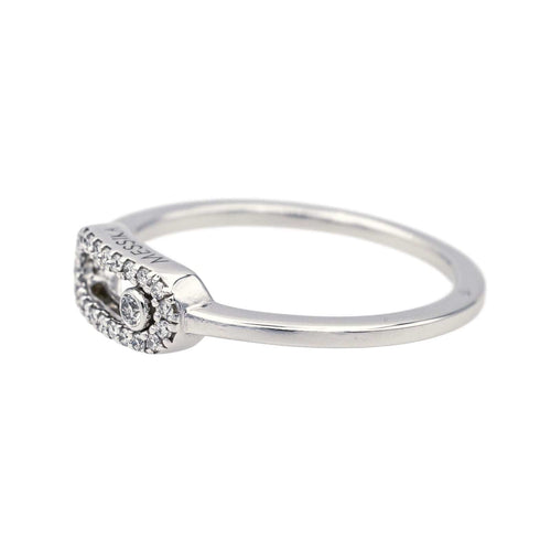 Bague 50 Messika Bague Move Uno Or blanc Diamant 58 Facettes 3946314RV