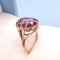 Bague 53 Bague Améthyste en Solitaire Or Jaune 58 Facettes AA 1719