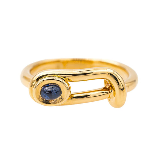Bague 56 Hermès Bague  Or jaune Saphir 58 Facettes 4250493CN