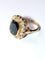 Bague 52 Bague Vintage Or Jaune Saphir Bleu Intense 58 Facettes 576
