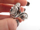 Bague 53 bague cocktail camelia t53 sertie de 188 diamants 4.12ct or blanc 18k 27.5g 58 Facettes 270127