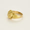 Bague 55 Bague chevalière "Lion" en or jaune 58 Facettes ROD4429X2