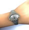 Montre Montre de dame en or blanc 18 carats en diamants ronds et baguettes. Signée PAILLARD PARIS 58 Facettes AB208