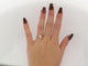 Bague 52 vintage bague solitaire diamant poire 0.79ct t52 brillants en or jaune 18k 58 Facettes 270505