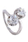 Bague 55 BAGUE TOI ET MOI ANCIEN DIAMANTS 58 Facettes 088321