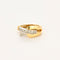 Boucles d'oreilles GUY LAROCHE - Boucles d'oreilles or jaune et blanc, diamants 58 Facettes 250081