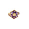 Bague 51 Bague or jaune, améthyste et diamants 58 Facettes CHAL0199