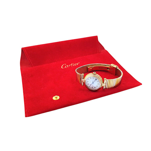 Bague Cartier Trinity Vendome Louis Cartier Trinity Date 83953 Three 18k golds with 3 Gold Strap + Folding Clasp Circa 1983 58 Facettes