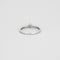 Bague 53 Solitaire or blanc diamant 58 Facettes 3121258