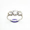 Bague 54 Bague Jarretière Diamants Vintage 58 Facettes
