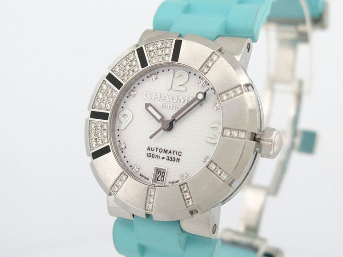 Montre montre CHAUMET class one 626 38mm diamants acier automatique 58 Facettes 265750