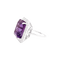Bague 55 Bague or blanc, diamants, améthyste. 58 Facettes 34515
