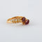 Bague 55 Bague Toi et Moi Rubis Diamants 58 Facettes