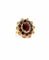 Bague 56 Bague marguerite or jaune grenats 58 Facettes