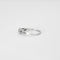 Bague 61 MAUBOUSSIN - Solitaire or blanc diamants 58 Facettes LP830/13
