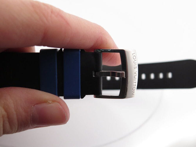 Montre montre LOUIS VUITTON tambour diver q103f automatique 39 mm acier 58 Facettes 266119