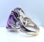 Bague 60 DIOR - Bague or blanc, grand modèle MISS DIOR, améthyste et diamants 58 Facettes AB638
