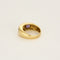 Bague 53 Bague jonc en or jaune, citrine, topaze et améthyste 58 Facettes ENG10845