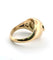 Bague 53 Bague en or jaune 18 carats sertie d'une émeraude ovale de 1,50 carat 58 Facettes